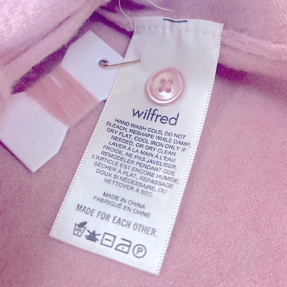 💕Aritzia-Wilfred Santorini Cropped Cardigan,S. New With Tags! Sold Out Color 🌸 - Picture 8 of 16